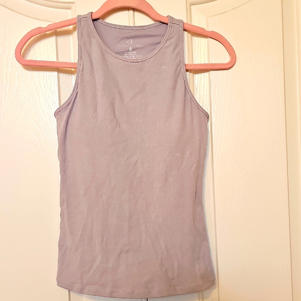 NWT - Klassy Network Light Grey High NeckTank Top Small